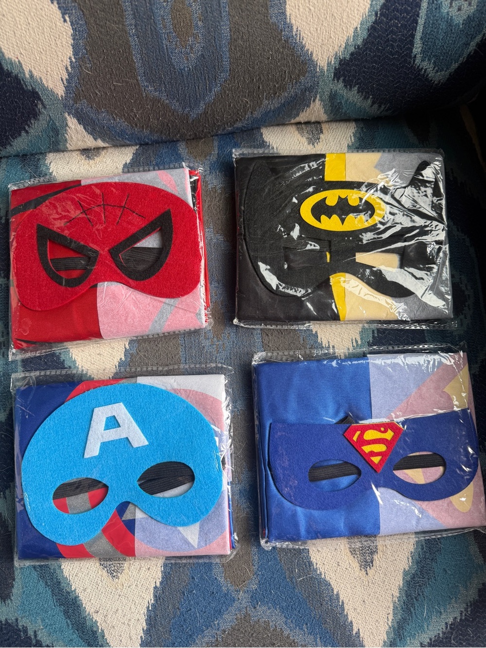 Batman Kids Costume Mask and Cape Set - Black and Yellow